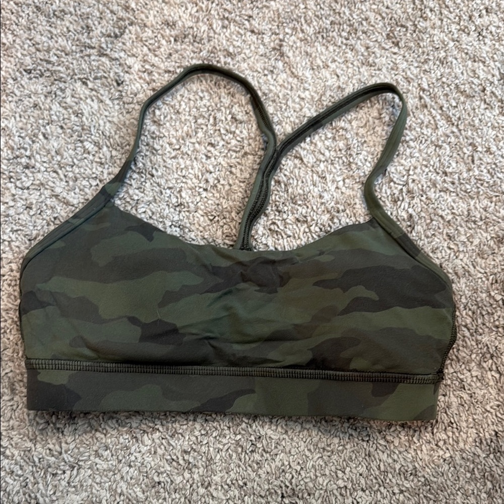 Lululemon Athletica Green Sports Bra Intimates